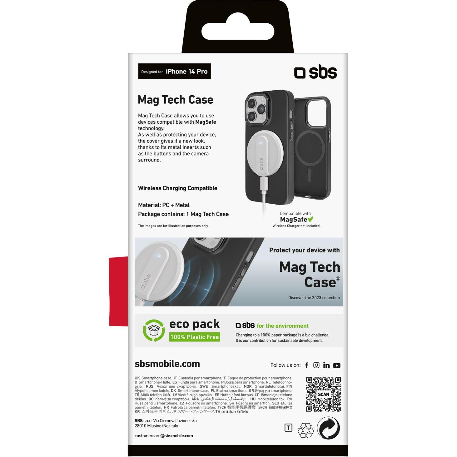 Thumbnail - SBS 84411 TEMAGTECHIP1461PK (Apple iPhone 14 Pro), Smartphone Hülle, Schwarz