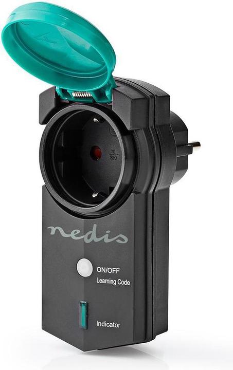 Nedis RF Plug Outdoor IP44 ON/OFF RF Mesh Range Extension Schuko Type F 3680 W Green/S