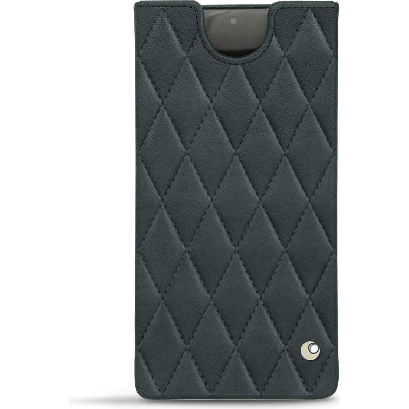 Noreve Lederschutzhülle (Samsung Galaxy Note 10+), Smartphone Hülle, Blau