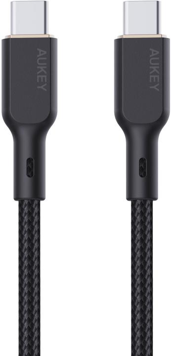 Produktbild Aukey USB-C Cable, 100W, 1m - Black (1 m, USB 2.0, 100 W)