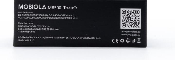 Produktbild Gsm Mobiola Mb500 Titanx 4g Lte-Telefon