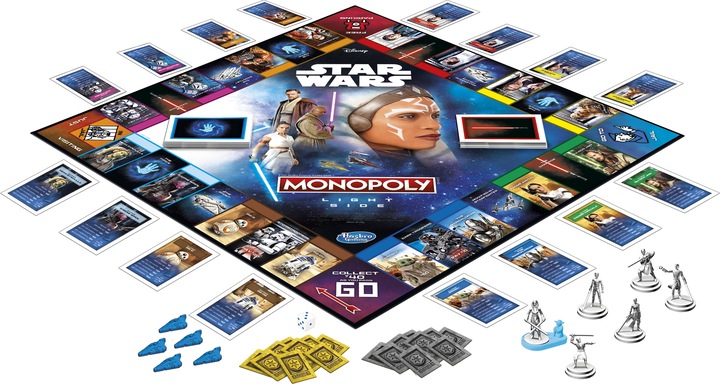 Productafbeelding Monopoly Star Wars Light Side Edition Bordspel, Star Wars Jedi-spel voor 2-6 spelers, Spel voor K (Duits)