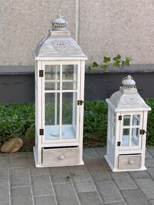 Actual product image GuGus Wooden lantern set of 2 (26 x 18.5 x 77.5 cm, 2 x)