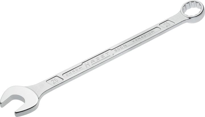 Immagine prodotto HAZET Chiave combinata a forchetta/ad anello 600N-25 ∙ Profilo trazione doppio esagono esterno ∙ 25… (25 mm)