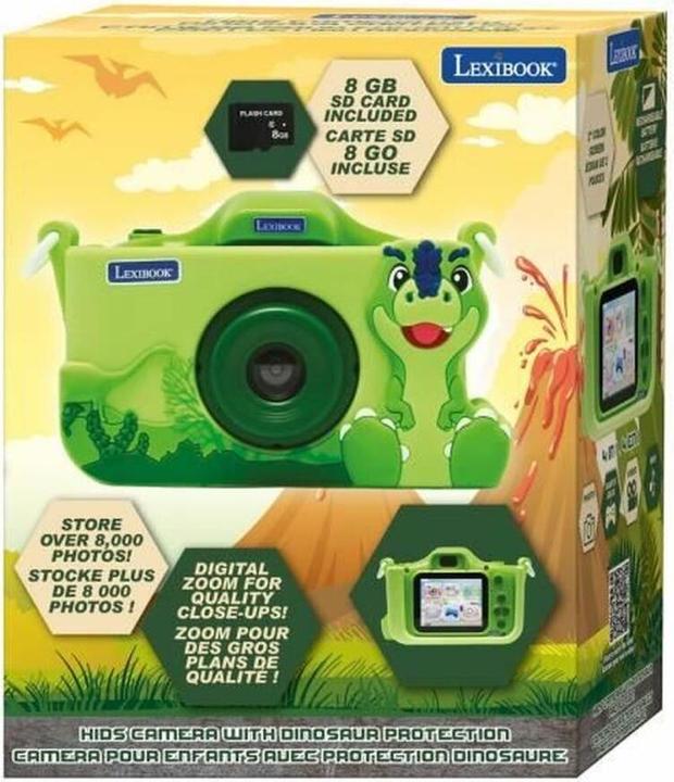 Produktbild Lexibook 4-in-1 Kinderkamera Dinosaurier DJ078DINO mit Schutz & MP3-Funktion