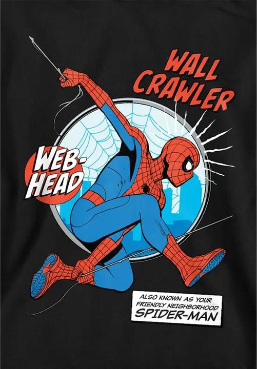 Produktbild Spiderman Friendly Neighborhood Wall Crawler Kapuzenpullover Zum Überziehen (128)
