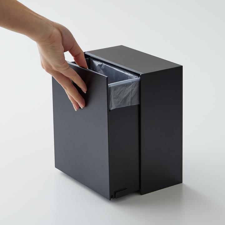 Actual product image Yamazaki Tower adhesive hook storage box
