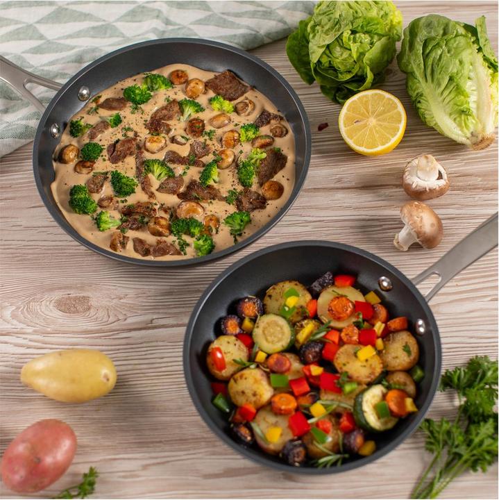 Immagine prodotto Kuhn Rikon Duromatic (24 cm, Set di pentole e padelle da cucina, Alluminio, Acciaio inossidabile)