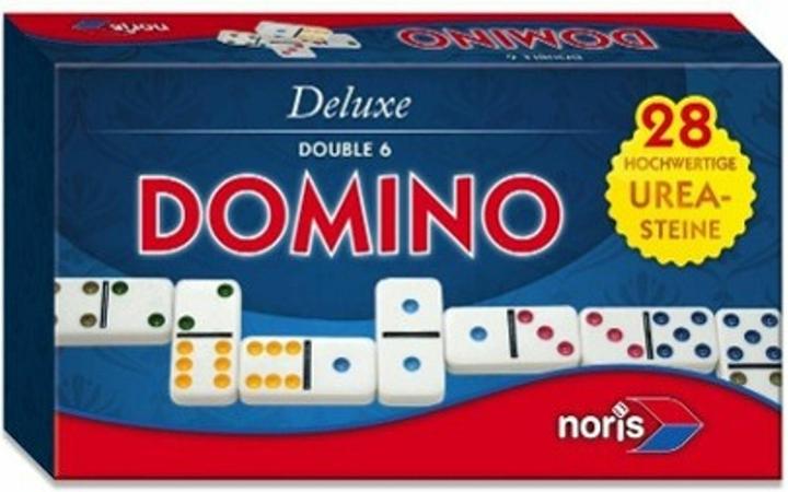 Produktbild Noris Deluxe Doppel 6 Domino (Deutsch, Französisch, Italienisch, Englisch)