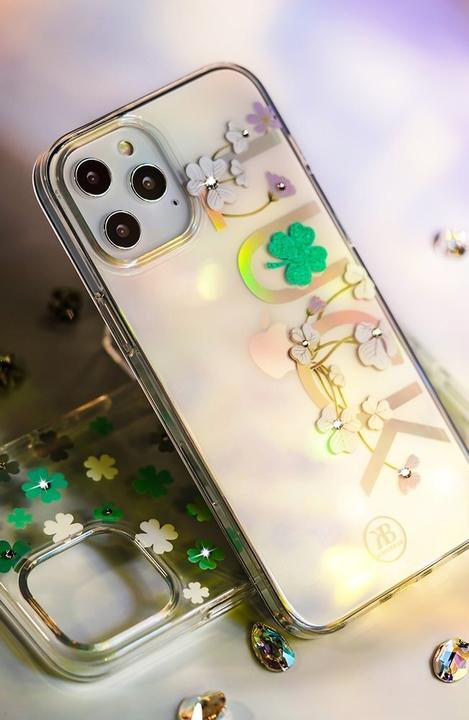 Produktbild Kingxbar Lucky Series case decorated with original Swarovski crystals iPhone 12 mini transparent (Cl (Apple iPhone 12 mini)