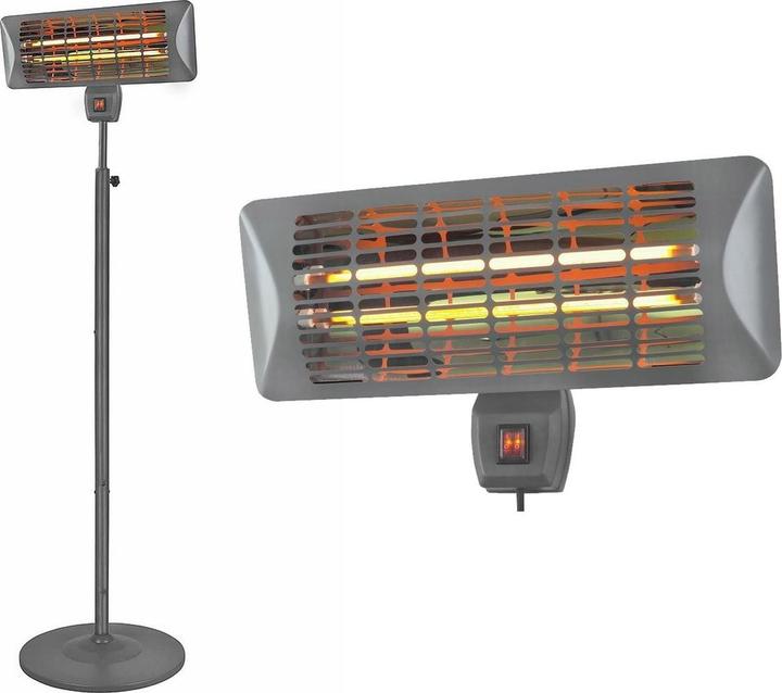 Produktbild Eurom Heizung für die Terrasse mit Ständer Q-time 2000S (2000 W)