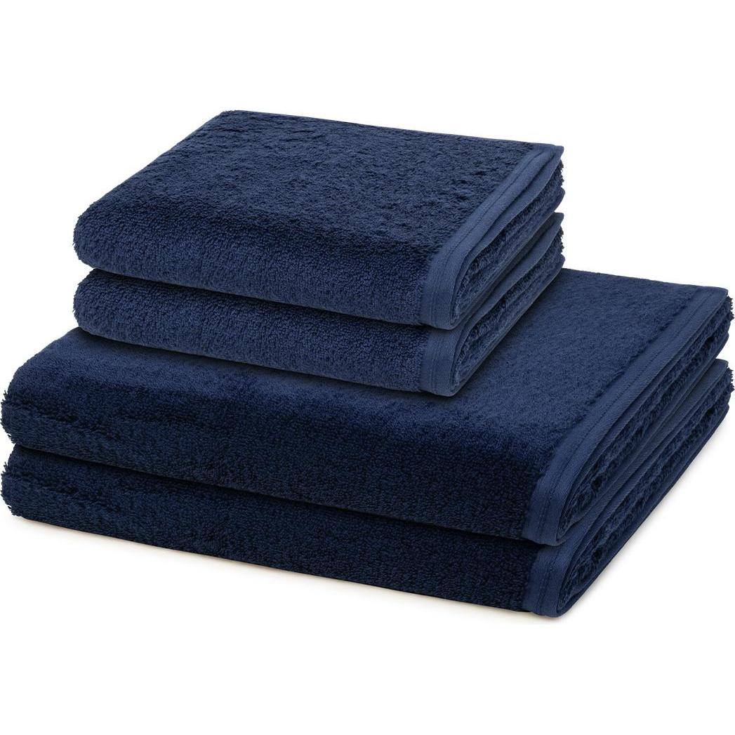 Vossen, Frotteewäsche, 4er Pack Vegan Life 2 X Handtuch 2 X Duschtuch im Set