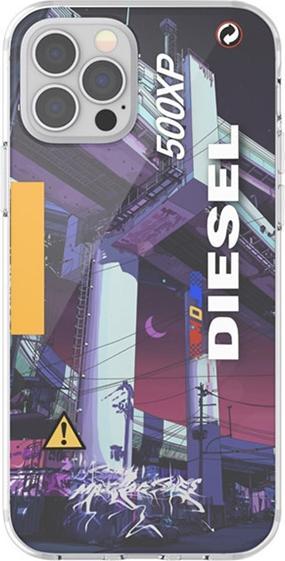Actual product image Diesel Clear Case Mad Dog Jones AOP iPhone 12/12 Pro multicolour/colorful 44324 (Apple iPhone 12)