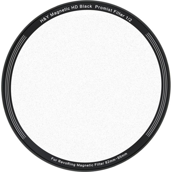 H&Y Black Mist Magnetic 1/2 Clip-on Filter for REVORING 82-95mm (82 mm, Zwarte nevelfilter)
