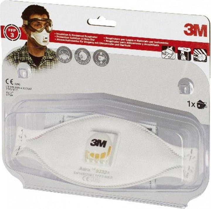 Actual product image 3M Respirator Aura 9332+C2 (FFP3, 2x)
