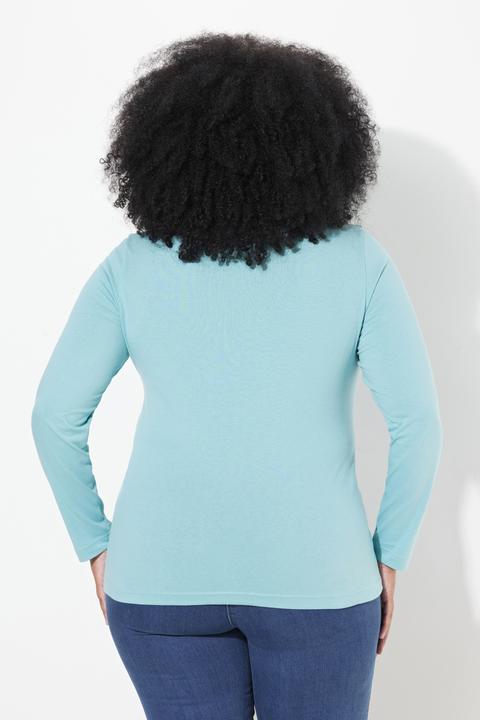 Produktbild Ulla Popken Shirt, Rollkragen, Slim, Langarm (62)