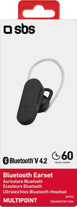 Produktbild SBS Multipoint-Bluetooth-Headset mit Bügel (4 h, Kabellos)