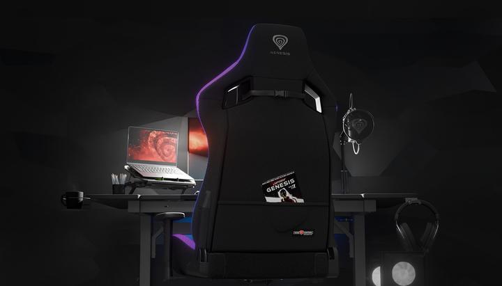 Actual product image Genesis Computer chairs / desks Gaming Chair | Trit 660 RGB | Black