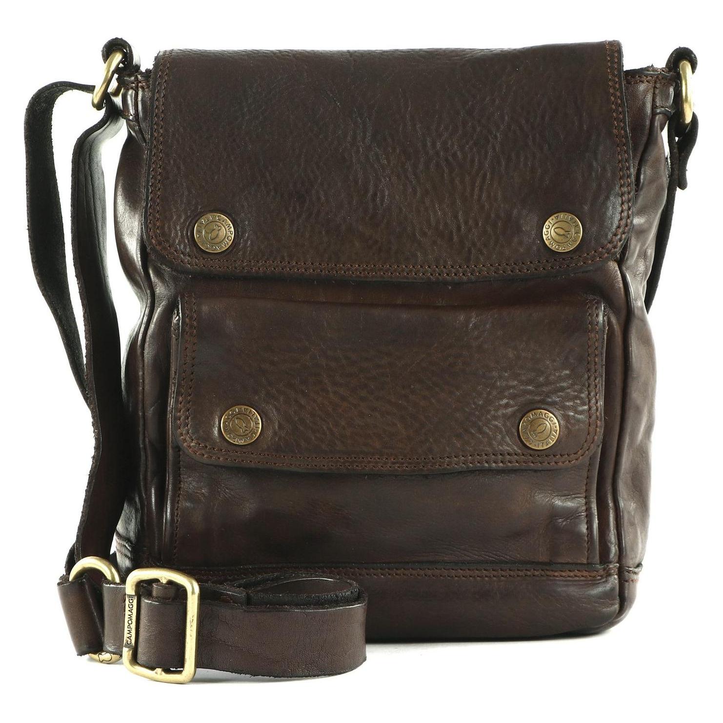 Campomaggi, Unisex, Handtasche, Apollo Crossbody Bag, Braun