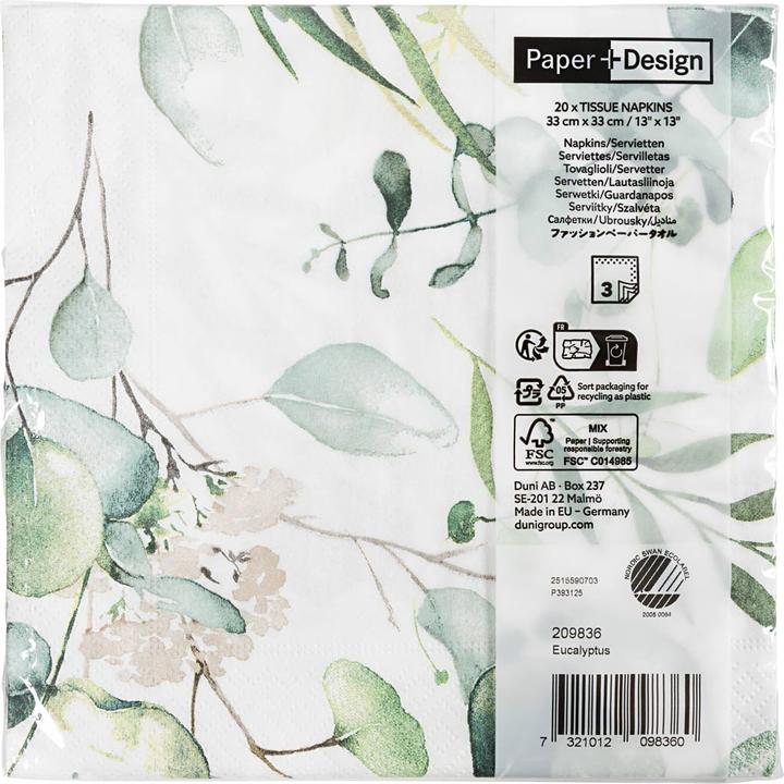 Actual product image Paper + Design Motivserviette 33x33cm (20 pcs., 33 x 33 cm)