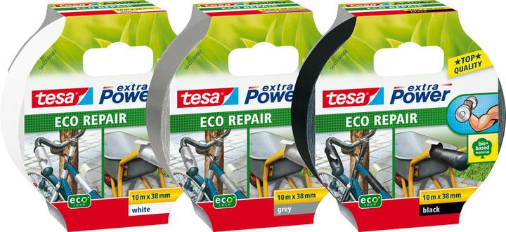 Actual product image tesa ECO REPAIR fabric adhesive tape (38 mm)