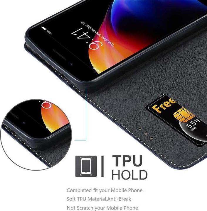 Actual product image Cadorabo Book X Wallet Cover (Apple iPhone 7s Plus, Apple iPhone 7 Plus)