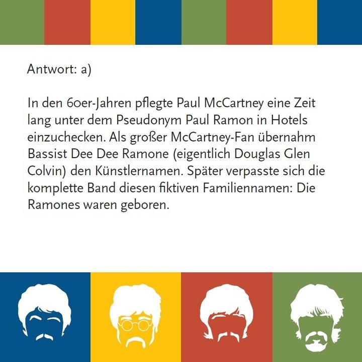 Actual product image The Beatles Quiz (New Edition) (Stefan Gnad, Susanne Helmer, German)