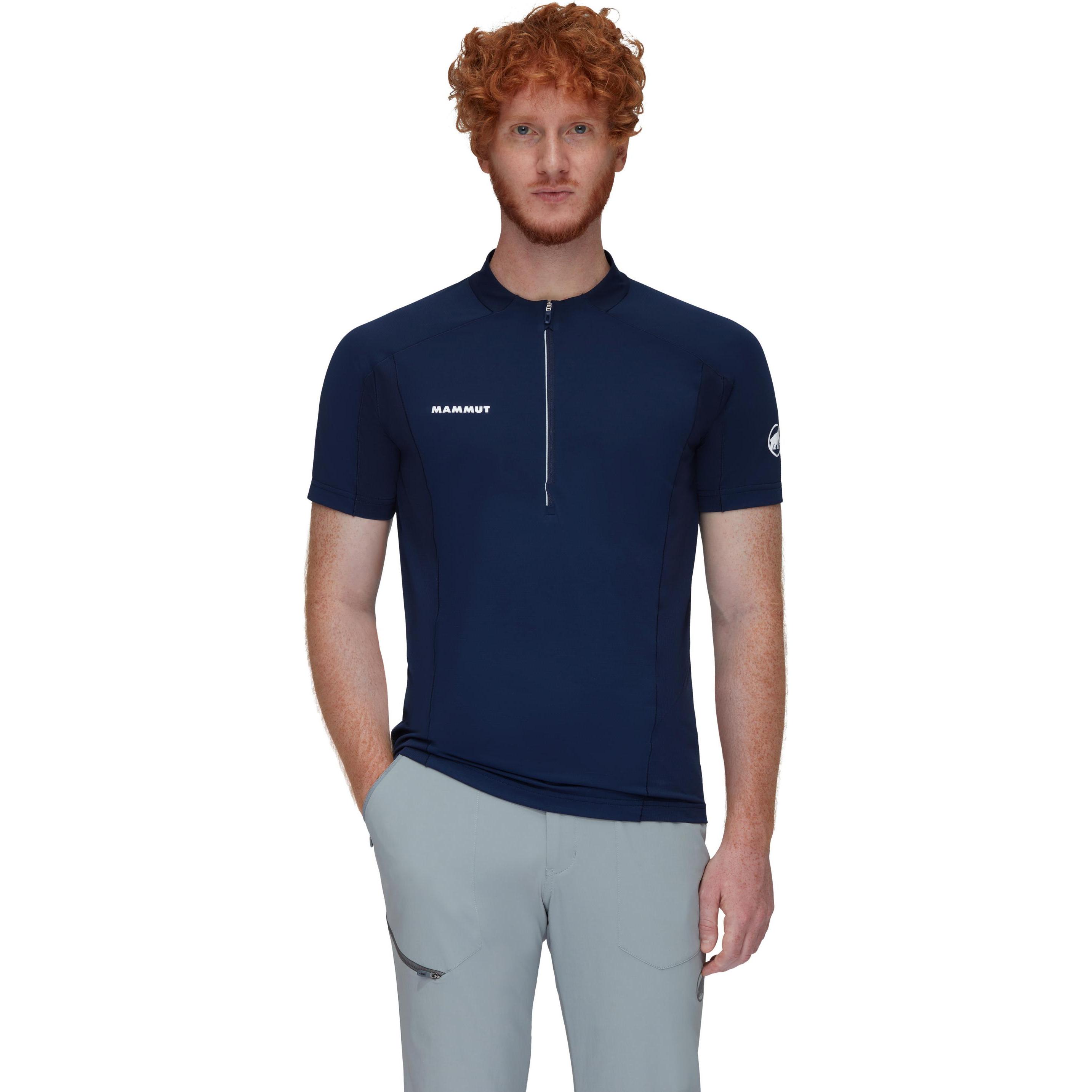 Thumbnail - Mammut, Herren, Shirt, Aenergy FL Half Zip T-Shirt, Blau, (L)