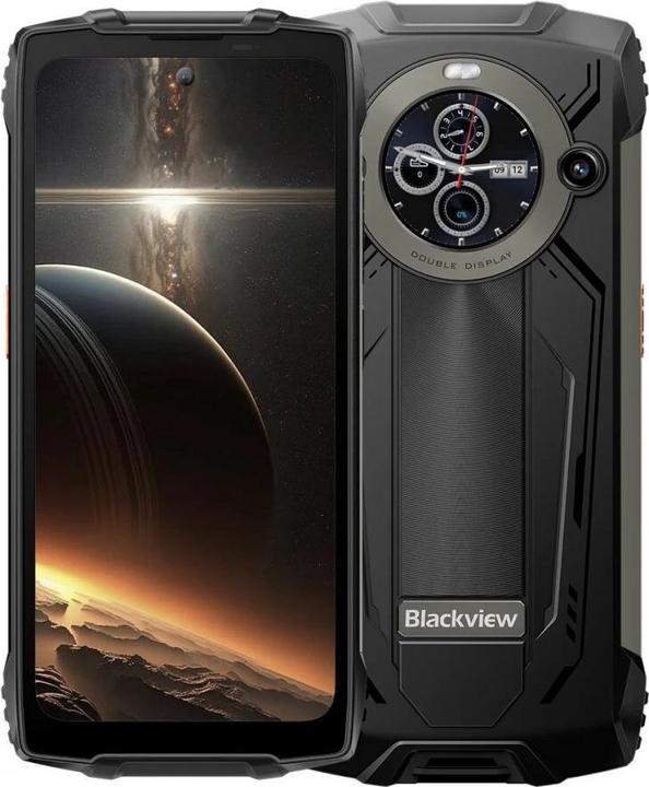 Blackview BV8200 (Double Sim - Écran de 6.5" - 256 Go, 12 Go RAM - NFC) Noir (256 GB, 6.50", Doppia SIM, 4G)