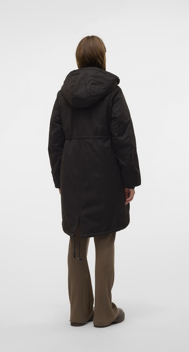 Actual product image Mamalicious Hood with drawstring ribbed cuffs Coat jacket (S)