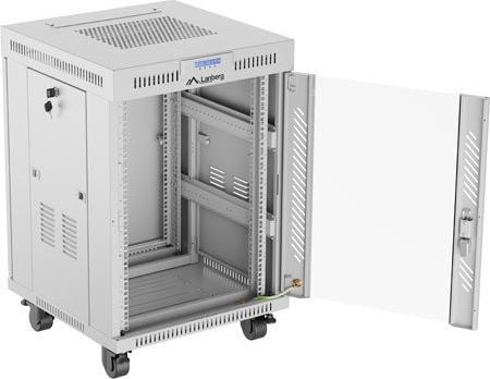Produktbild Lanberg rack cabinet 15U 600x600 glass (10.86 HE, 19 Zoll Rack)