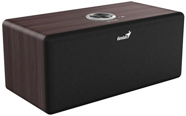 Genius SP-HF505BT Bluetooth-Lautsprecher dunkelbraunes Holz