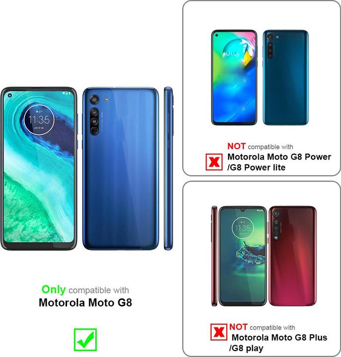 Produktbild Cadorabo Universale Schutzhülle Tasche mit Gürtelclip (Motorola Moto G8)