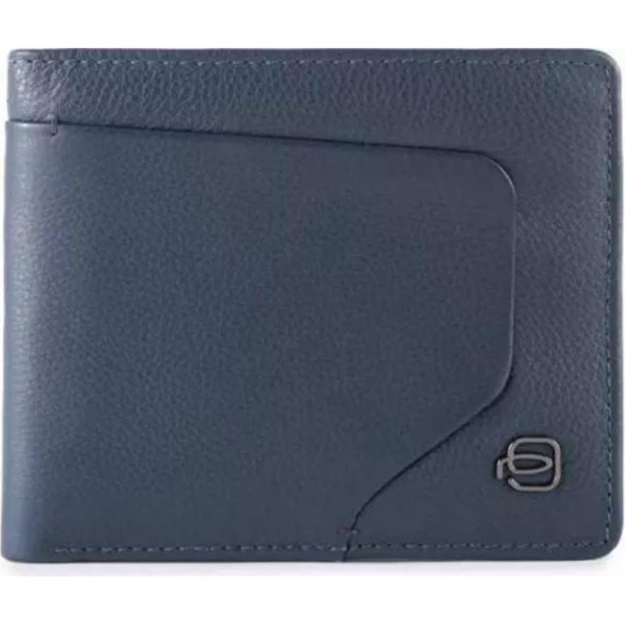 Piquadro Uomo Blu Uomini, Portafoglio, Leather Wallet, Pu4518aor, Oltremare, For Men,