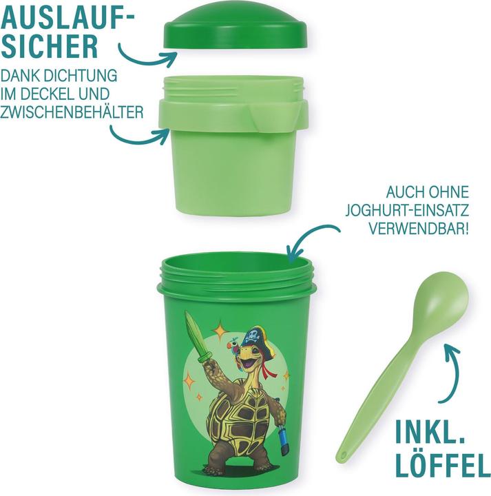 Produktbild Awave Die Schule der Magischen Tiere Müslibecher To Go 540 ml rPET | Grün, Henrietta