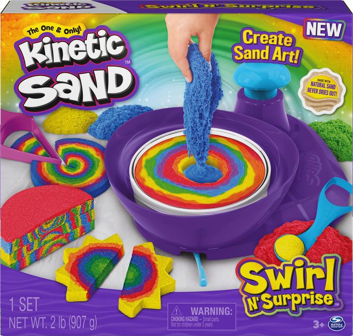 Produktbild Spin Master Kinetic Sand - Swirl N' Surprise (6063828)
