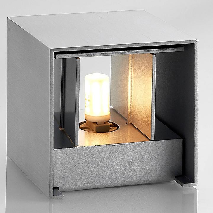 Image du produit Arcchio Zuzana Applique murale Square Alu (G9)