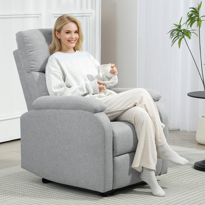 Actual product image Homcom Relaxsessel Polyester Grau