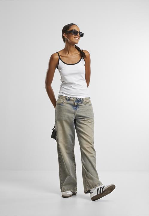 Produktbild Urban Classics Ladies Contrast Basic Top 2-Pack - 190989 (M)