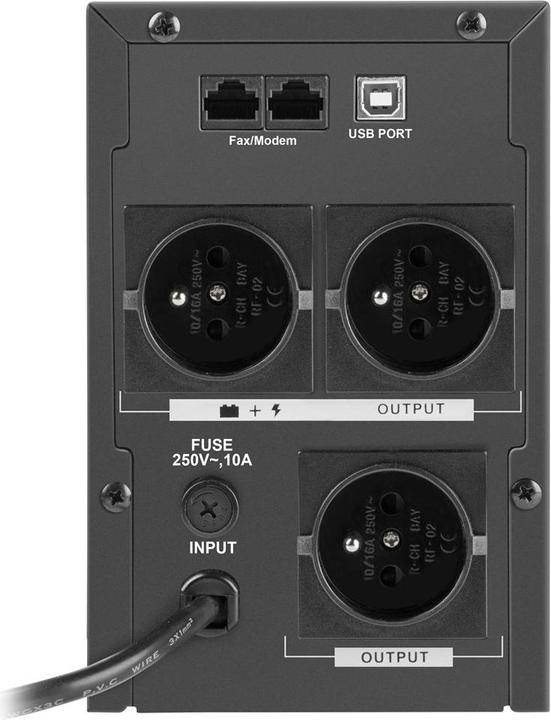 Actual product image Armac Office 1500E LCD (1500 VA, 950 W, Line-interactive UPS)