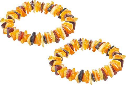 Produktbild PranaHaus Bernstein-Armband, 2er Set
