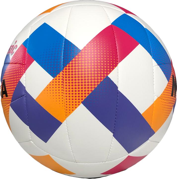 Actual product image Mikasa Piłka siatkowa plażowa Beach Classic biało-niebiesko-różowa BV543C-VXA-O (5) (5)
