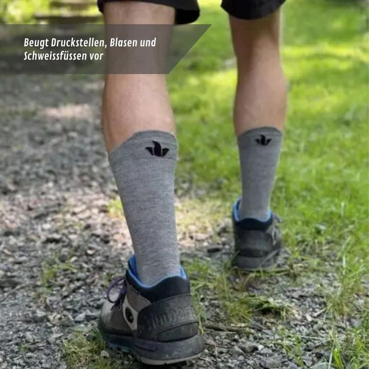 Immagine prodotto Sportree 3er-Set Merino-Socken Gr. 39-42 Wandersocken Sportsocken Outdoorsocken (39 - 42)