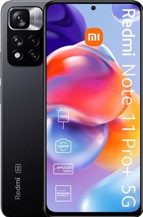 Produktbild Xiaomi Redmi Note 11 Pro+ 5G (256 GB, Graphite gray, 6.67", Hybrid Dual SIM, 5G)