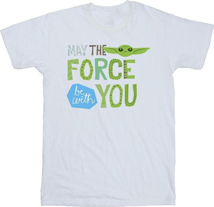 Image du produit Star Wars - T-shirt THE MANDALORIAN MAY THE FORCE BE WITH YOU - Homme (S)