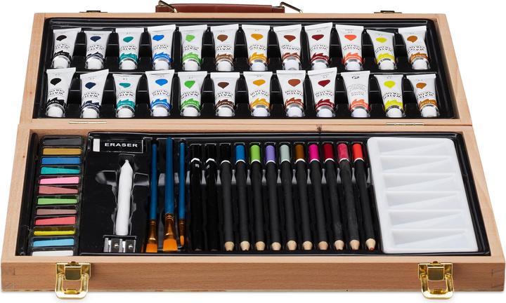 Immagine prodotto Relaxdays Valigetta con kit da pittura e disegno