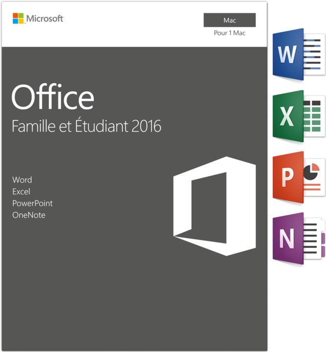 Produktbild Microsoft Office 2016 Home and Student (1 User, unbegrenzt)