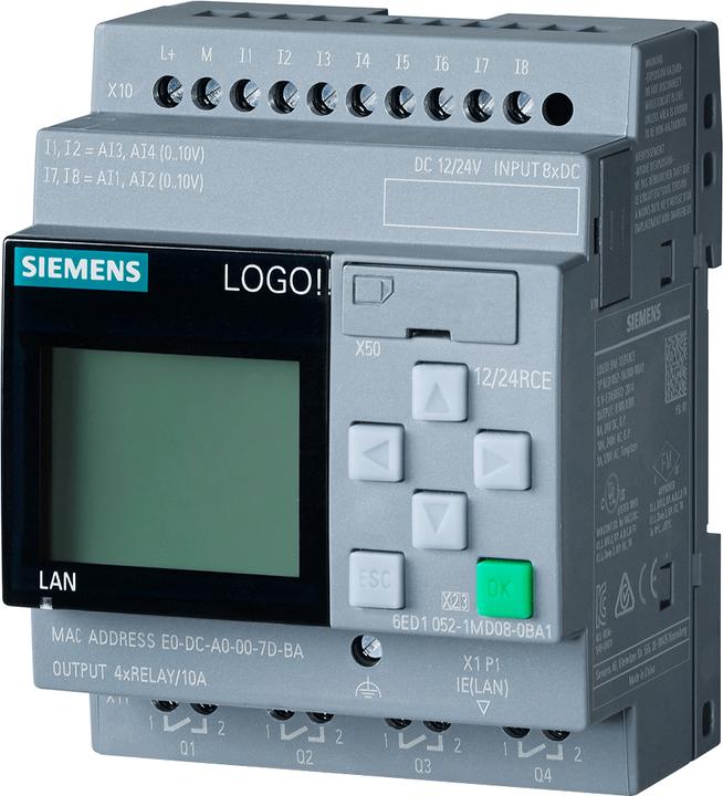 Siemens LOGO! 6AG1052-1MD08-7BA112/24RCE