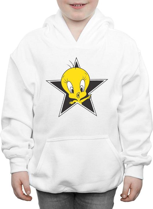Immagine prodotto Looney Tunes Tweety Pie Star Felpa con Cappuccio Ragazzi (116)