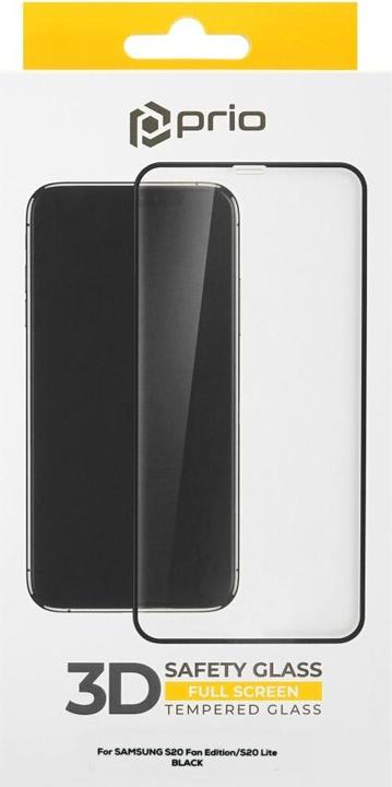 Image du produit prio 3D Tempered Glass Screen Protector for Samsung S20 FE 5G/ S20 FE black (1 pcs, Samsung Galaxy S20 FE, Samsung Galaxy S20 FE 5G)